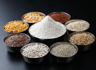 Healthy multi-grain atta made with natural grains by Bharat Krishi